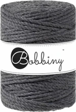 Bobbiny 3PLY Macrame Rope 5 mm 100 m Charcoal Špagát