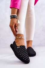 Women's fashion espadrilles Polka Dots Big Star - black