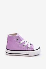 Children's High Sneakers Purple Filemon