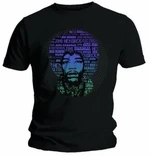 Jimi Hendrix T-Shirt Afro Speech Black M