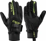 Leki PRC Shark Black/Neonyellow 7 Mănuși schi