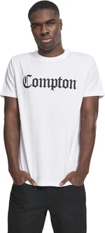 Compton Tricou Logo White XS