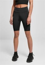 Dámské kraťasy High Waist Tech Mesh Cycle, černé