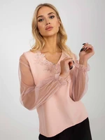 Blouse-LK-BZ-506666.87P-Peach