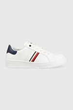 Dětské sneakers boty Tommy Hilfiger bílá barva