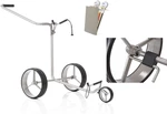 Jucad Titan 3-Wheel Deluxe SET Silver Pushtrolley