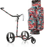 Jucad Carbon 3-Wheel Aquastop Bag SET Camouflage Manuální golfové vozíky