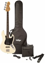 Vintage V49 Coaster Pack White E-Bass