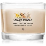 Yankee Candle Vanilla Crème Brûlée votivní svíčka glass 37 g