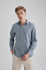 DEFACTO Regular Fit Cotton Long Sleeve Shirt