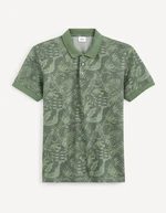 Celio Patterned Polo T-Shirt Cebird - Men