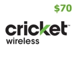 Cricket Retail $70 Mobile Top-up US