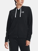 Under Armour Sweatshirt Rival Terry FZ Hoodie-BLK - Women