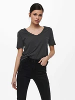 Black basic t-shirt JDY Farock