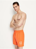 Orange men's swimsuit Armani Exchange