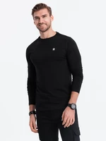 Ombre Men's unprinted longsleeve - black