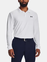 Under Armour T-Shirt UA Performance 3.0 LS Polo-WHT - Men