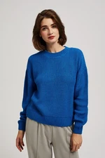 Sweater with a round neckline