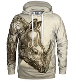 Aloha From Deer Unisex's Durer Series - Rhinoceros Hoodie H-K AFD518