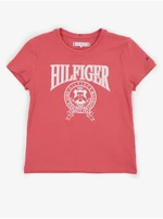 Pink Girls' T-Shirt Tommy Hilfiger - Girls