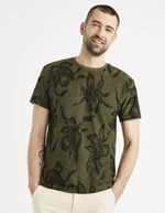 Celio Patterned T-shirt Tesponge - Men's