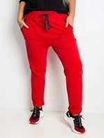 Savage red oversized pants