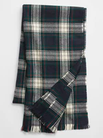 Grey men's plaid scarf GAP