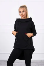 Felpa con cappuccio da donna Kesi Asymmetric