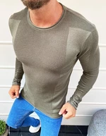 Khaki mens sweater WX1585