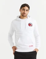 White men's sweatshirt Celio Lvespidsw