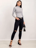 T-shirt manica lunga da donna Fashionhunters Turtleneck