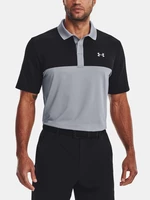 Under Armour Tričko UA Perf 3.0 Color Block Polo-GRY - Pánské