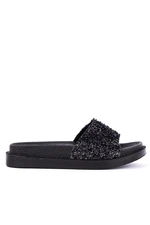 Esem SL-z8801-1 Women's Slippers Black Camouflage