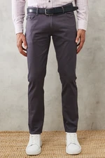 AC&Co / Altınyıldız Classics Men's Smoked Slim Fit Slim Fit 5 Pocket Flexible Chino Trousers.