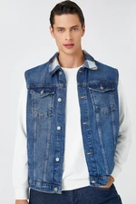 Koton Men's Medium Indigo Jacket