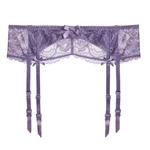 Sexy Lace Suspender Garter Belt 3 Colors Purple Temptation Stockings Wedding Garters Belts