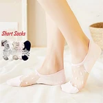 2 Pair New Elegant Women Girls Cotton Comfortable Spring Summer Wear Low Ankle Invisible Elastic Short Socks Lace Socks