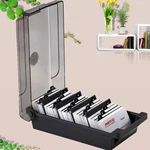 ABS Desk Card Holder Organized And Space-saving Solution For Business Cards Professional Durable