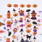 17*7cm Happy Halloweens Stickers Bubble Pumpkin Witch Decorative Stationery Stickers Scrapbooking DIY Diary Album Stick Label