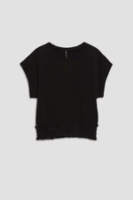 WOMEN'S T-SHIRT L-TS-4090 BLACK