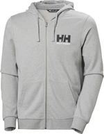 Helly Hansen HH Logo Full Zip Hoodie 2.0 Sweatshirt Grey Melange 2XL