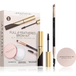 Anastasia Beverly Hills Full & Feathered Brow Kit Mini sada na obočie Ebony odtieň