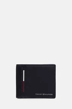 Kožená peňaženka Tommy Hilfiger pánska, tmavomodrá farba, AM0AM12767