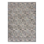 Szary/beżowy dywan 80x155 cm Evelyn Blocks – Flair Rugs