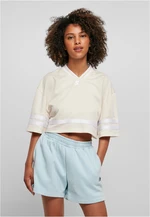 Women's Cropped Mesh Jersey Jump Starter Pale White/White