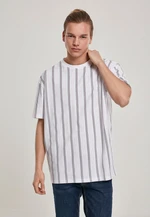 Heavy Oversized T-Shirt AOP Stripe White/Navy