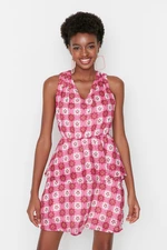 Trendyol Pink Ruffle Dress