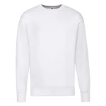 White Men's Sweatshirt Lightweight Set-in-Sweat Sweat Fruit of the Loom