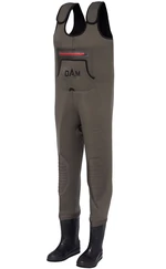 DAM brodící kalhoty BreakPoint Neoprene Wader Bootfoot Felt grey/black vel.XXL 46/47-11/12