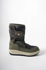 Riccon Ealgeth Kids Velcro Snow Boots 001290 Khaki Camouflage